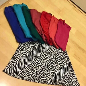 Banana Republic zebra  print skirt sz 0